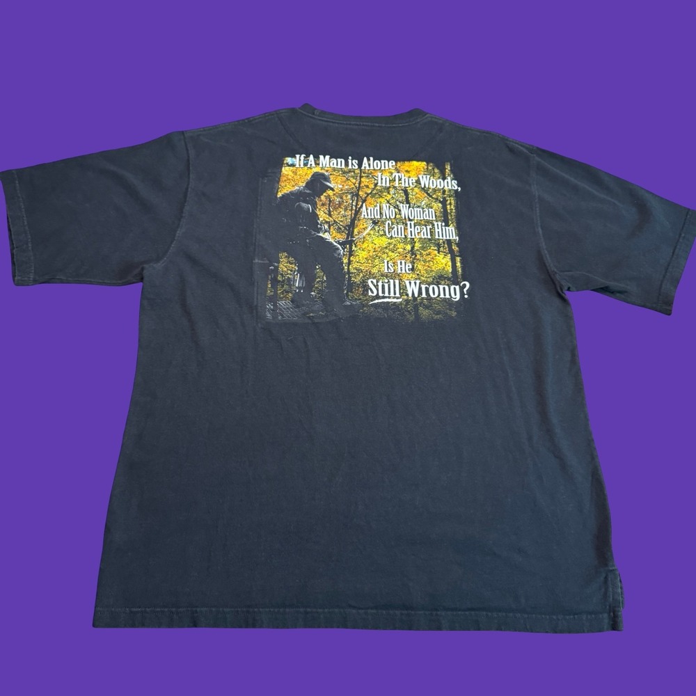 Legendary Hunting T Shirt XL Mens Black Hunter Woods Funny Quote Graphic Cotton